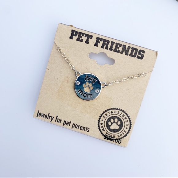 Pet Friends Silver-Tone Crystal Necklace Set - Picture 2 of 4